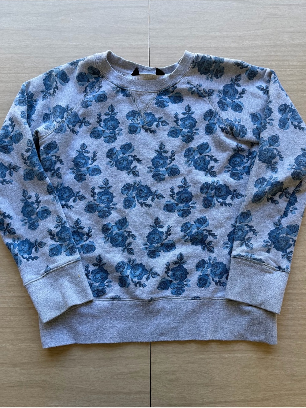 The North Face Women’s Blue Floral Crewneck Sweater XS